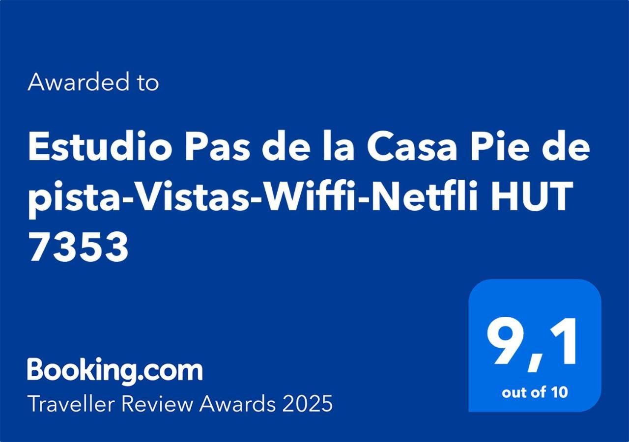 Estudio Pas De La Casa Pie De Pista-Vistas-Wiffi-Netfli Hut 7353 Buitenkant foto